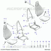 ASIENTO AND SEAT BELT MOUNTING