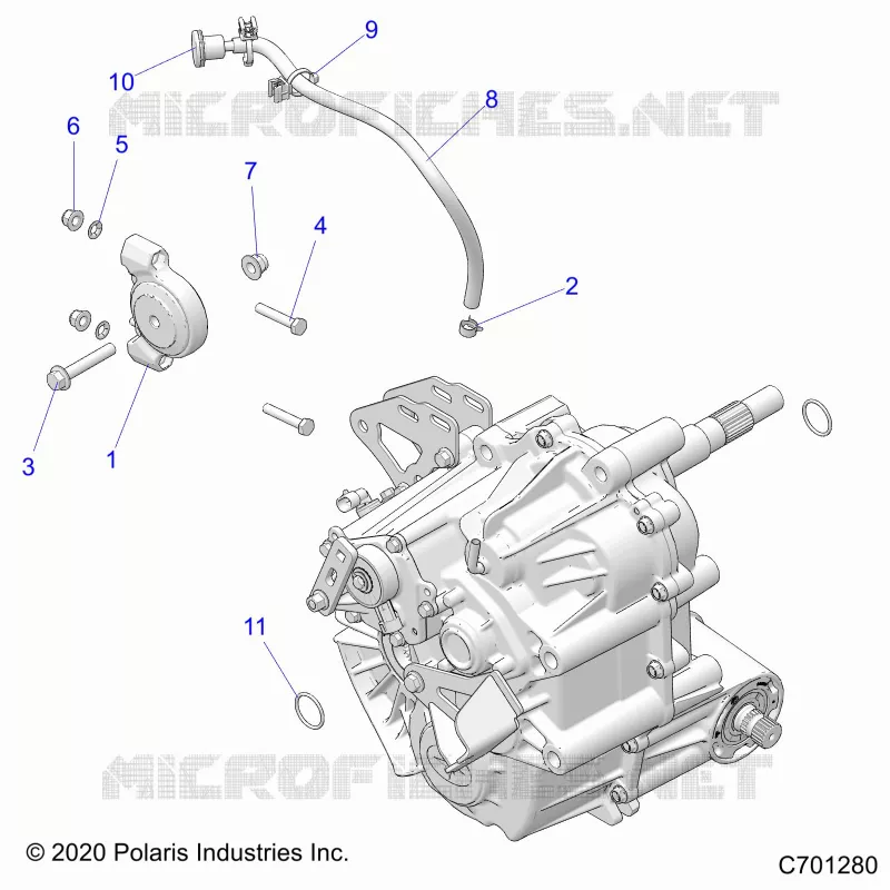 TREN, MAIN GEARCASE MOUNTING