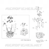 ENGINE, CULATA, CAMS AND VALVES