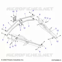 SUSPENSION TRASERA TRAILING ARMS MOUNTING