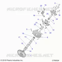 TREN, PRIMARY CLUTCH
