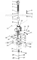 CARBURADOR Storm 0950782, Storm SKS 0950582,  Euro Storm E950782, (4929012901C014)