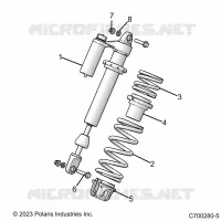 SUSPENSION, CHOQUE FRONTAL MOUNTING