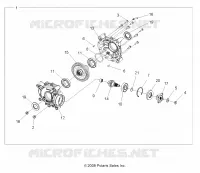 TREN, REAR GEARCASE INTERNALS