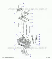 ENGINE, CULATA AND VALVES