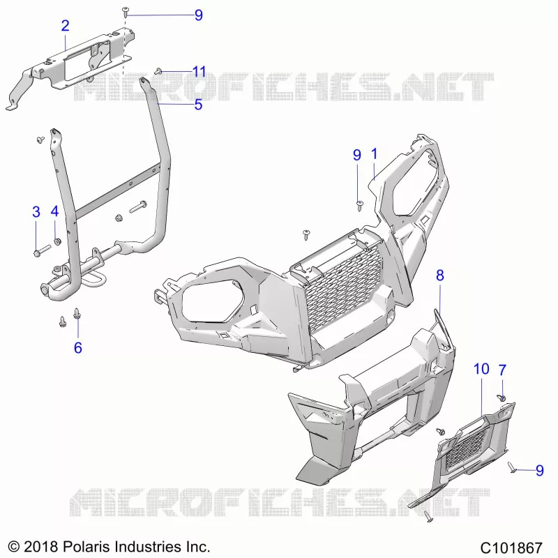PARACHOQUES DELANTERO AND MOUNTING