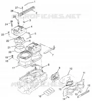 CILINDRO   COLECTOR HURRICANE B964466 AND INTL. HURRICANE I964466 (4935733573C001)