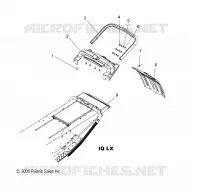 CHASIS, REAR PARACHOQUES AND SNOWFLAP (LX)