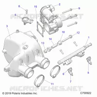 ENGINE, TOMA DE AIRE MANIFOLD