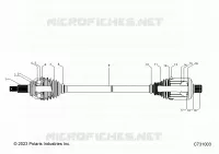 TREN, REAR HALF SHAFT