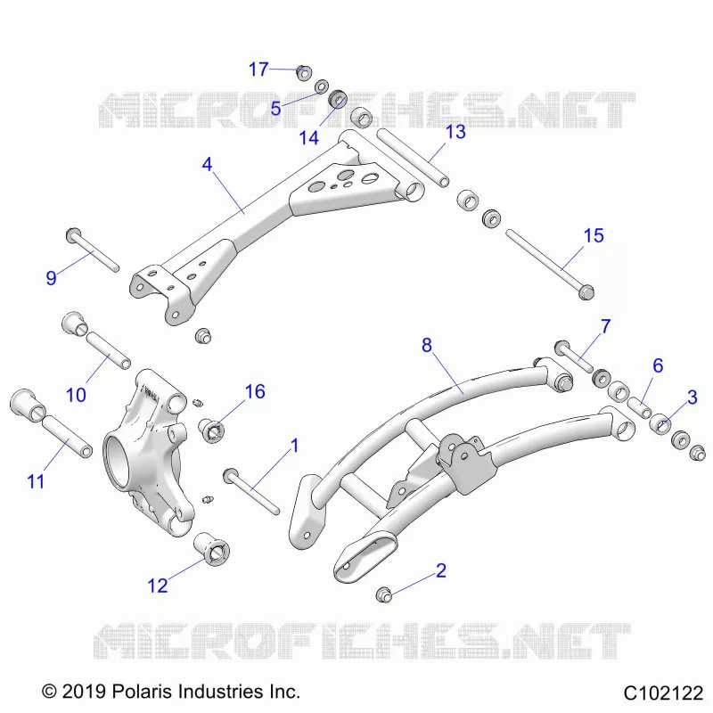 SUSPENSION TRASERA CONTROL ARMS- A20SXZ95AG (C0211319)