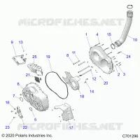 TREN, CLUTCH COVER AND DUCTING