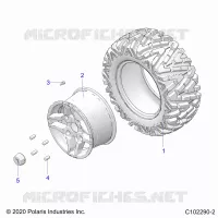 RUEDAS, REAR TIRE