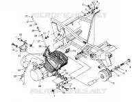 MONTAJE DEL MOTOR Trail Blazer W957221 (4930363036A009)