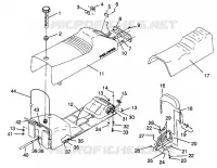 ASIENTO Y TANQUE DE GAS TRAIL 0972761, EUROPEAN TRAIL E972761,  TRAIL TOURING 097 (4938313831A010)