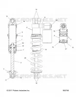 SUSPENSION, CHOQUE FRONTAL TRACK
