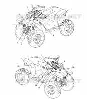 ETIQUETAS Trail Blazer W957221 (4930363036A008)