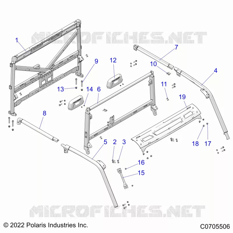 CHASSIS, CAB BASTIDOR
