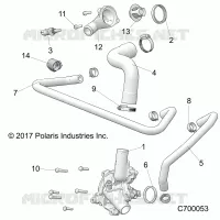 MOTOR, WATERPUMP AND BYPASS