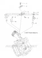 MOTOR, INYECTOR DE COMBUSTIBLE