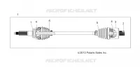 DRIVE TRAIN, TRASERO UNIDAD SHAFT