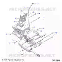 TREN, MAIN GEARCASE MOUNTING