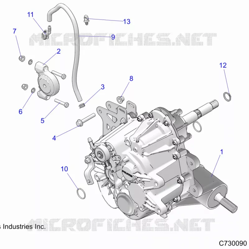 TREN, MAIN GEARCASE MOUNTING