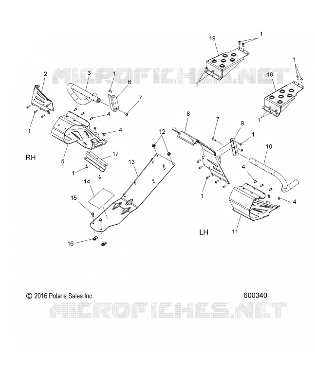 CHASSIS, PROTECCIÃN DEL EMBRAGUE AND FOOTRESTS