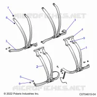 ASIENTO BELT MOUNTING 4 POINT