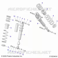 SUSPENSION, CHOQUE FRONTAL