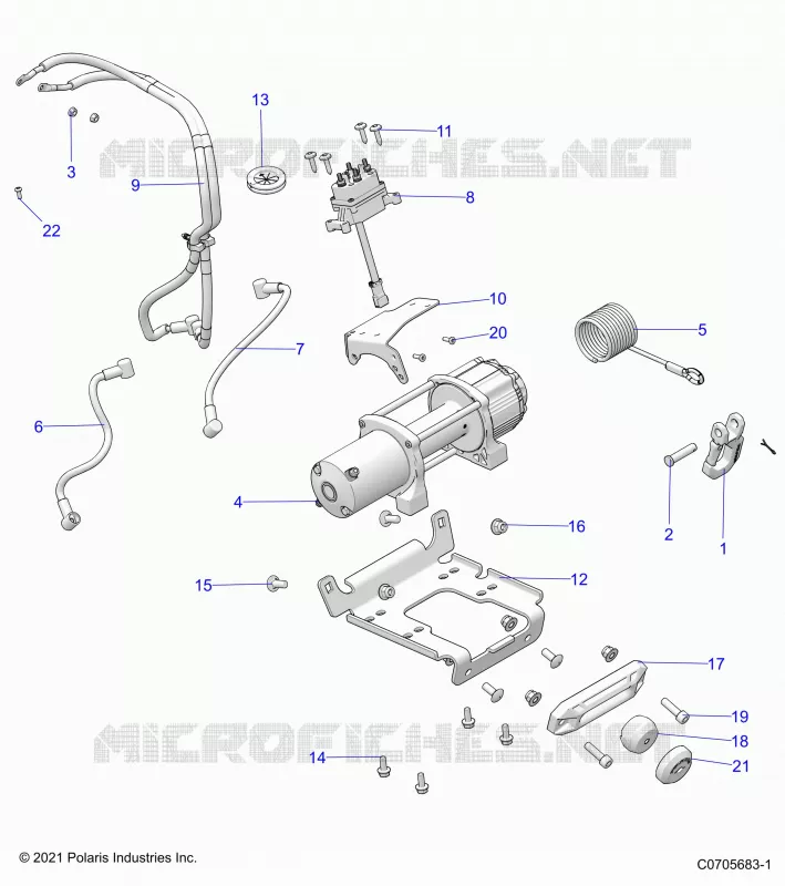 CHASSIS, CABRESTANTE
