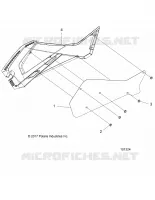 RIGHT HAND SIDE PANEL HEAT SHIELD AND HARDWARE 2 UP