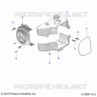ENGINE, FAN COVER AND SUDARIO