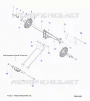 SUSPENSION, TRASERO ARM PAR
