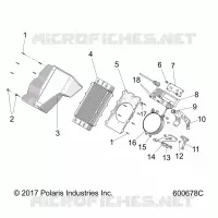 ENGINE, SISTEMA DE REFRIGERACIÃ“N, RADIATOR/SHROUD
