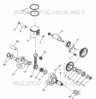 PISTÓN Y CIGÜEÑAL 4X4 350L S938139 (4924342434037A)