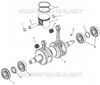 PISTÓN Y CIGÜEÑAL 700 XC 0971766 (4941814181C009)