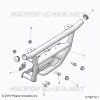 CHASSIS, FRONT PARACHOQUES
