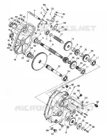 MONTAJE DE ENGRANAJES UPDATED 2-91 6X6 (4919811981033A)