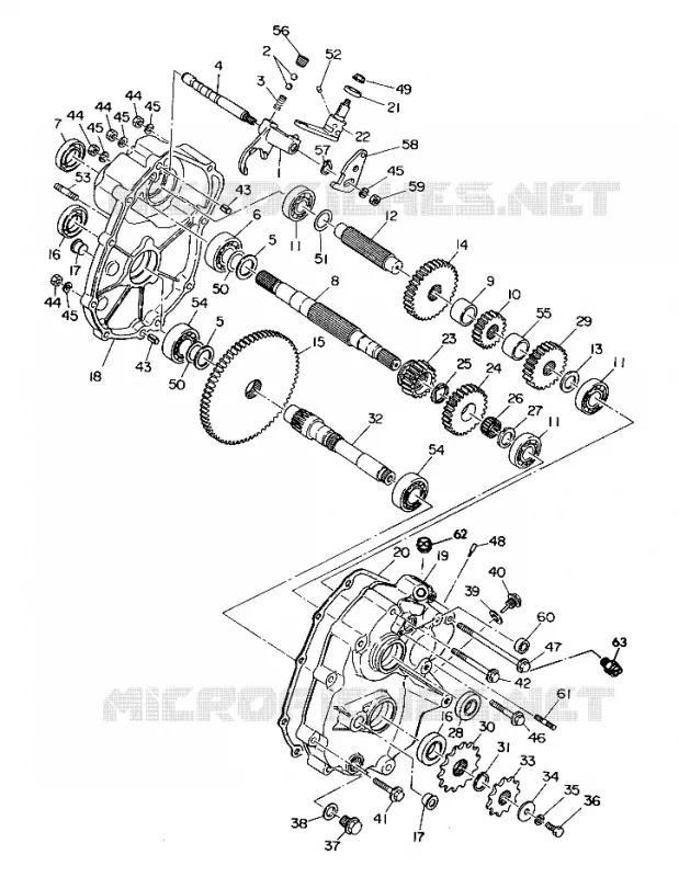 MONTAJE DE ENGRANAJES UPDATED 2-91 6X6 (4919811981033A)