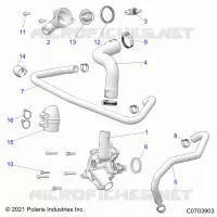 MOTOR, WATERPUMP AND BYPASS