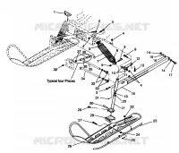 SUSPENSIÓN DELANTERA AND ESQUÍ LITE GT 0943133 AND STARLITE GT 0943127 (49250125010011)