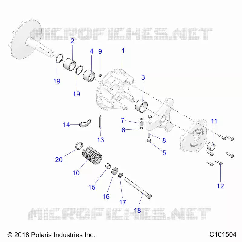TREN, PRIMARY CLUTCH