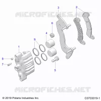 BRAKES, PINZA FRENO DELANTERA