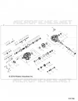 DRIVE TRAIN, PRINCIPAL GEARCASE INTERNALS