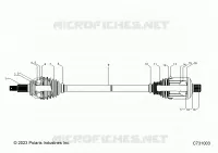 TREN, FRONT HALFSHAFT