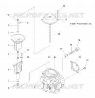 MOTOR, CARBURADOR UPPER