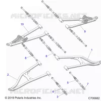 SUSPENSIÃ“N DELANTERA CONTROL ARMS