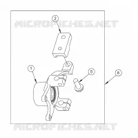 GOBIERNO, KNUCKLE, RIGHT W/OFFSET EXTENSION