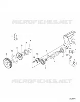 ENGINE, GASOLINA CAMSHAFT AND GOVERNOR SHAFT